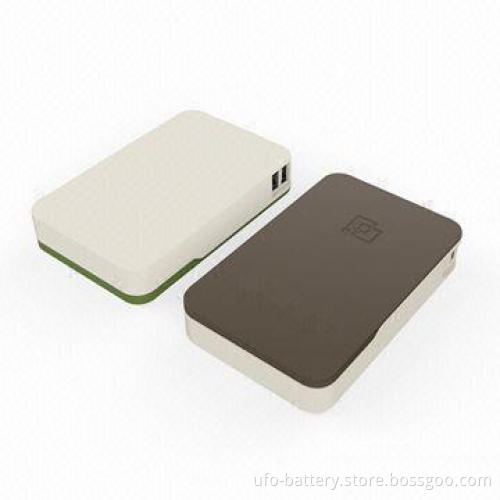 Double-output Power Banks with 11,000mAh Capacity, Dimensions 75 x 120 x 21mm